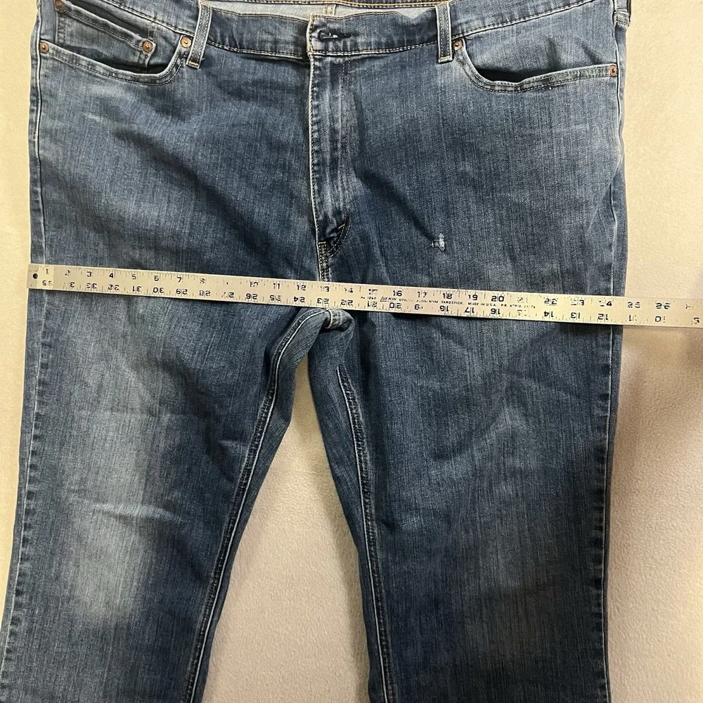 Levi's 541 Athletic Taper Jeans Men's Size 46x32 (Fits 43x29) Blue Denim Stretch